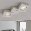 Plafoniere Moderne-Selezionato da Mazzolaluce Plafoniera da cucina in gesso con forma trapezoidale