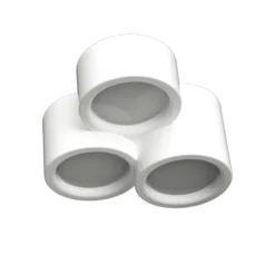 Plafoniere Moderne-Selezionato da Mazzolaluce Plafoniera da cucina in gesso bianca moderna