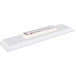 Plafoniere Moderne-Selezionato da Mazzolaluce Plafoniera da cucina led 3000k dimmerabile antracite rettangolare