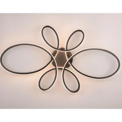 Plafoniere Moderne-Selezionato da Mazzolaluce Plafoniera da cucina led 3000k nera dimmerabile moderna