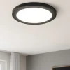Plafoniere Moderne-Selezionato da Mazzolaluce Plafoniera da cucina led tricolor rotonda nera