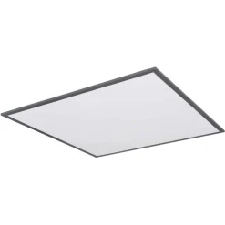 Plafoniere Moderne-Selezionato da Mazzolaluce Plafoniera da cucina led 36w 3000k 60x60 quadrata antracite