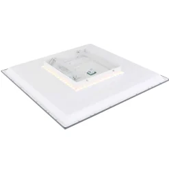 Plafoniere Moderne-Selezionato da Mazzolaluce Plafoniera da cucina led 36w 3000k 60x60 quadrata antracite