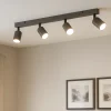 Plafoniere Moderne-Selezionato da Mazzolaluce Plafoniera da cucina marrone luci orientabili