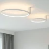 Plafoniere Moderne-Selezionato da Mazzolaluce Plafoniera da cucina moderna led 3000k cerchi orientabili