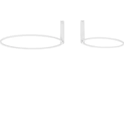 Plafoniere Moderne-Selezionato da Mazzolaluce Plafoniera da cucina moderna led 3000k cerchi orientabili