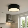 Plafoniere Moderne-Selezionato da Mazzolaluce Plafoniera da cucina moderna 12w 4000k nera rotonda 12cm