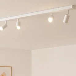 Plafoniere Moderne-Top Light Plafoniera da cucina moderna 4 luci orientabili bianca toplight