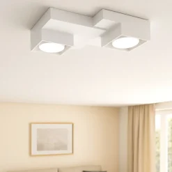 Plafoniere Moderne-Sforzin Illuminazione Plafoniera da cucina moderna in gesso sforzin sibari