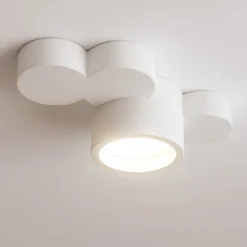 Plafoniere Moderne-Sforzin Illuminazione Plafoniera da cucina moderna bianca chio sforzin