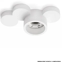 Plafoniere Moderne-Sforzin Illuminazione Plafoniera da cucina moderna bianca chio sforzin