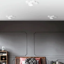 Plafoniere Moderne-Sforzin Illuminazione Plafoniera da cucina moderna bianca chio sforzin