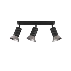Plafoniere Moderne-Selezionato da Mazzolaluce Plafoniera da cucina moderna con 3 faretti orientabili