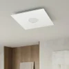Plafoniere Moderne-Top Light Plafoniera da cucina moderna quadrata bianca toplight plate