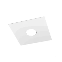 Plafoniere Moderne-Top Light Plafoniera da cucina moderna quadrata bianca toplight plate
