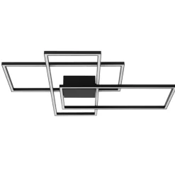 Plafoniere Moderne-Selezionato da Mazzolaluce Plafoniera da cucina nera led 55w 3000k dimmerabile
