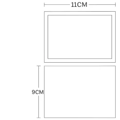 Plafoniere Moderne-Selezionato da Mazzolaluce Plafoniera da cucina quadrata in gesso con interno alluminio
