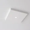 Plafoniere Moderne-Selezionato da Mazzolaluce Plafoniera da cucina quadrata led 2700k bianca in gesso cristaly verniciabile