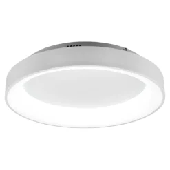 Plafoniere Moderne-Selezionato da Mazzolaluce Plafoniera da cucina rotonda 60cm bianco dimmerabile con telecomando