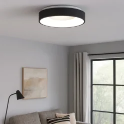 Plafoniere Moderne-Selezionato da Mazzolaluce Plafoniera da cucina tonda moderna led 30w dimmerabile 3000k
