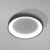Plafoniere Moderne-Vivida International Plafoniera da cucina 48w 3000k 4000k vivida lifering bronzo rotonda dimmerabile