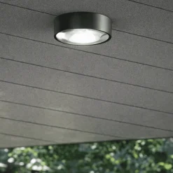 Plafoniere Da Esterno-Perenz Illuminazione Plafoniera da esterno antracite led 3000k ip65 perenz fanale