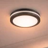 Plafoniere Da Esterno-Selezionato da Mazzolaluce Plafoniera da esterno antracite con sensore movimento 11w 3000k
