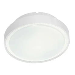 Plafoniere Da Esterno-Ondaluce Plafoniera da esterno bianca rotonda ip65