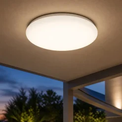 Plafoniere Da Esterno-Linea Light Plafoniera da esterno ip54 led 2700k 3000k 4000k switch