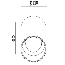 Plafoniere Da Esterno-Selezionato da Mazzolaluce Plafoniera da esterno marrone rotonda led 2700k ip54