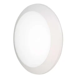 Plafoniere Da Esterno-Top Light Plafoniera da esterno rotonda 35cm bianca verona