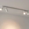 Plafoniere Moderne-Selezionato da Mazzolaluce Plafoniera da incasso con 4 faretti orientabili bianco oro