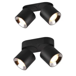 Plafoniere Moderne-Selezionato da Mazzolaluce Plafoniera da incasso o plafone con faretti orientabili