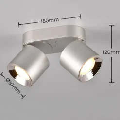 Plafoniere Moderne-Selezionato da Mazzolaluce Plafoniera da incasso o plafone con faretti orientabili