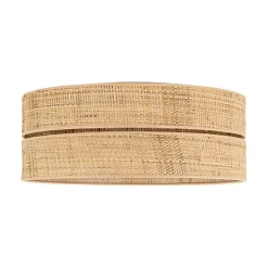 Plafoniere Moderne-Selezionato da Mazzolaluce Plafoniera da soffitto cilindro 60 cm di paglia per camera da letto
