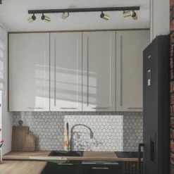 Plafoniere Moderne-Selezionato da Mazzolaluce Plafoniera da soffitto con faretti orientabili nero oro