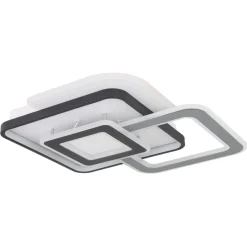 Plafoniere Moderne-Selezionato da Mazzolaluce Plafoniera da soffitto led 3000k nero grigio