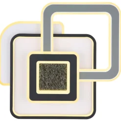 Plafoniere Moderne-Selezionato da Mazzolaluce Plafoniera da soffitto led 3000k nero grigio