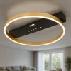 Plafoniere Moderne-Selezionato da Mazzolaluce Plafoniera da soffitto led 24w 3000k rotonda moderna nero oro