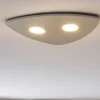 Plafoniere Moderne-Top Light Plafoniera da soffitto moderna grigio toplight shape