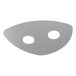 Plafoniere Moderne-Top Light Plafoniera da soffitto moderna grigio toplight shape