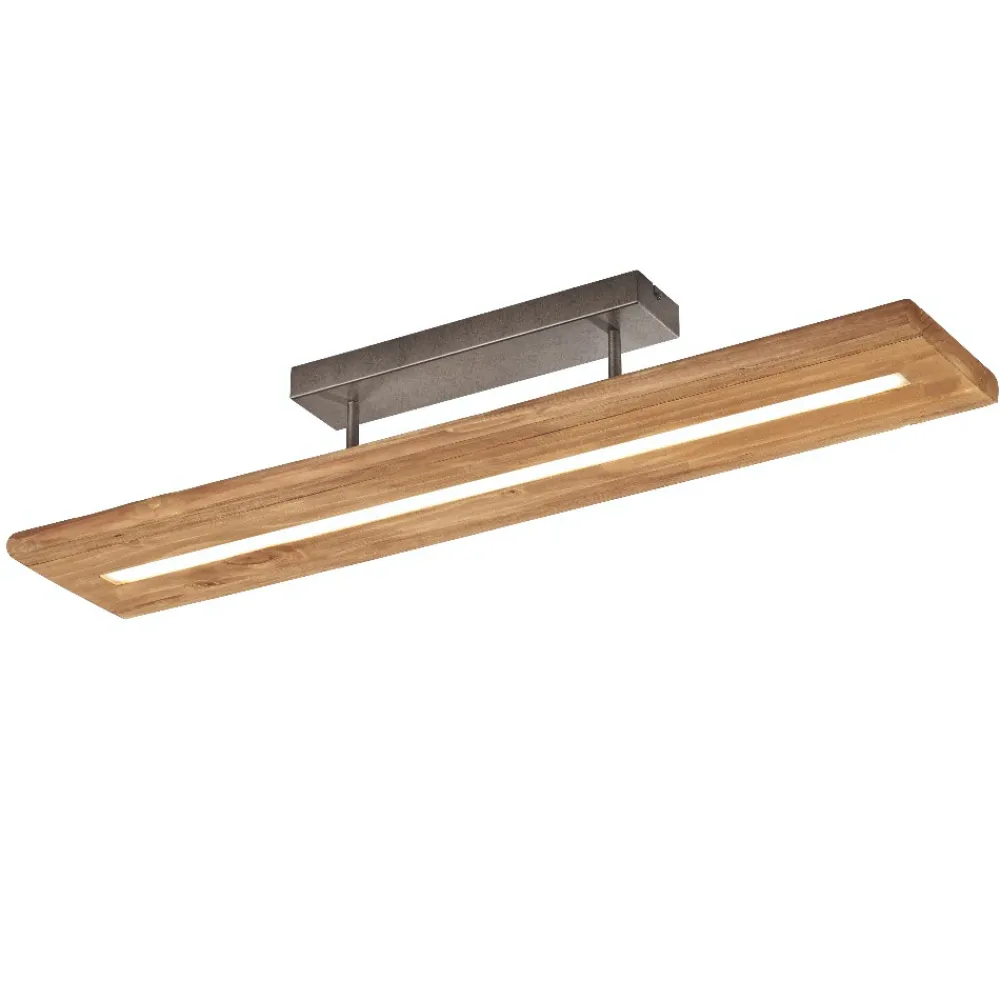 Plafoniere Moderne-Selezionato da Mazzolaluce Plafoniera da soffitto moderna di legno led 27w 3000k per cucina