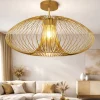 Plafoniere Moderne-Fabas Luce Plafoniera da soffitto oro opaco fassa design minimal
