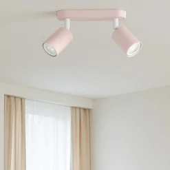Plafoniere Moderne-Selezionato da Mazzolaluce Plafoniera da soffitto parete 2 luci orientabili