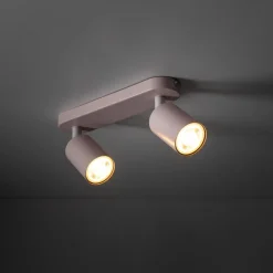 Plafoniere Moderne-Selezionato da Mazzolaluce Plafoniera da soffitto parete 2 luci orientabili