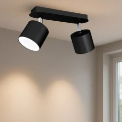 Plafoniere Moderne-Selezionato da Mazzolaluce Plafoniera da soffitto per cucina con faretti fp