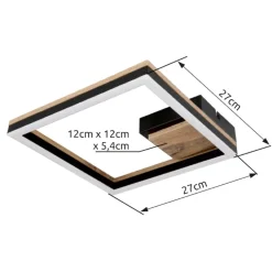 Plafoniere Moderne-Selezionato da Mazzolaluce Plafoniera da soffitto per cucina in legno led 3000k