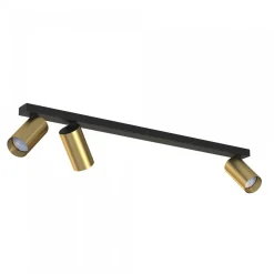 Plafoniere Moderne-Selezionato da Mazzolaluce Plafoniera da soffitto per cucina con tra faretti orientabili