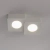 Plafoniere Moderne-Selezionato da Mazzolaluce Plafoniera da soffitto per cucina bianca 2 luci