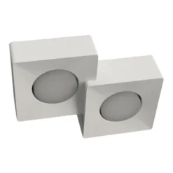 Plafoniere Moderne-Selezionato da Mazzolaluce Plafoniera da soffitto per cucina bianca 2 luci